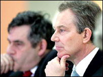 Gordon Brown ve Tony Blair