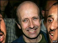 آلن جانستون پس از آزادی