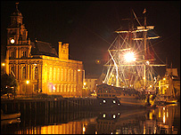 The Grand Turk in Great Yarmouth