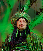 Abanazar, the panto baddie.