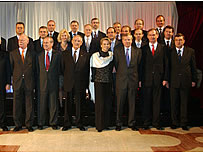 NATO Genel Sekreteri Scheffer ve üye ülkelerin bakanları