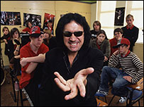 Gene Simmons and the Rock School class