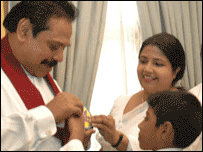 President Mahinda Rajapaksha
