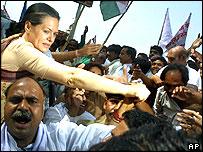 Sonia Gandhi, do Congresso Nacional Indiano