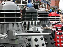 Dalek invasion of Holt, Norfolk