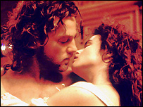 Kenneth Branagh with Helena Bonham Carter in Frankenstein