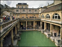 巴斯城的古罗马浴池