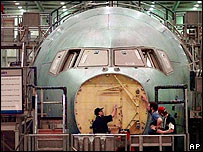 Sản xuất  máy bay Boeing