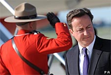 British Prime Minister David Cameron