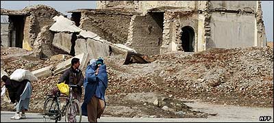 ويرانه های جنگهای داخلی در کابل
