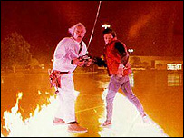 Cena de 'De Volta para o Futuro'