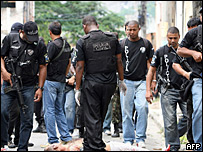 Polícia em Bangu, no Rio