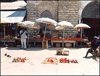 بازاری در زنگبار