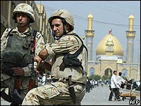 Kerbala'da Polonya askerleri