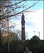 Birmingham University Clock Tower - Inspiration for the towers in The Lord Of The Rings: The Two Towers