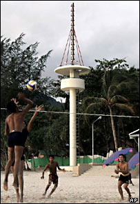 Hệ thống báo động mới lắp đặt ở Phukhet 