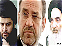 رهبران شیعه عراق در دیدار با نوری مالکی