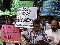 JVP protest (photo Athula Bandara)