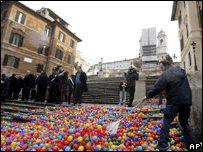 bolinhas na Praça de Espanha