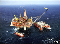 Нафтова платформа в Каспійському морі