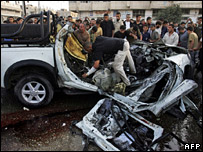 Füzelerin isabet ettiği cip