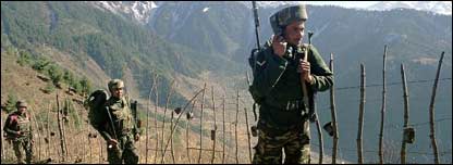 کنٹرول لائن پر بھارتی فوجی
