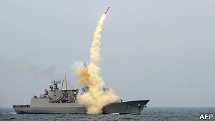 韩国发射巡航导弹