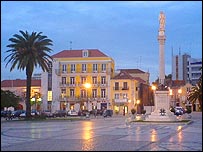Praça do Bocage in Setúbal, Portugal