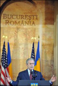 بوش در بخارست