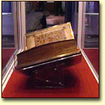 The Gospels on display  at the Laing