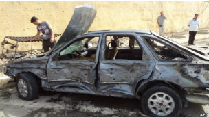 صورة من الأرشيف عن العنف في العراق