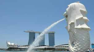 新加坡魚尾獅像