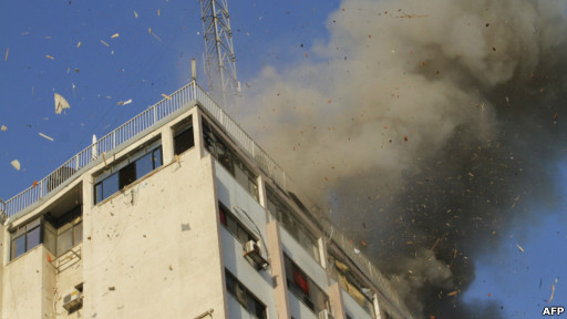 Обстріл медіацентру