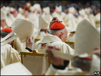 Cardeais em missa em memória de João Paulo 2º