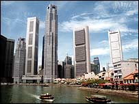 सिंगापुर का एक नज़ारा