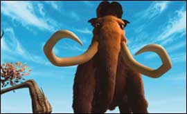 Ice Age uses dramatic animation. 