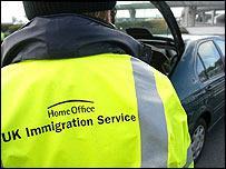 Funcionários da imigração britânica