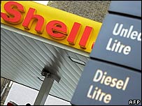 Điểm bán xăng của hãng Shell