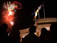 Lefkoşa'da Kıbrıs'ın AB'ye üyeliği kutlamaları