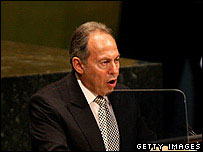 O presidente do Líbano, Emile Lahoud