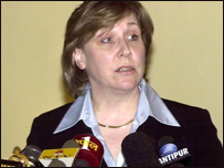 US Assistant Secretary of State for South Asia Christina Rocca 