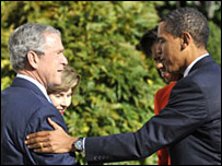 Hai ông Obama và Bush