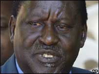 Ralia Odinga, líder de oposição do Quênia