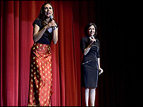 شیلا وثوق (کمدین) و مریم صیاد 