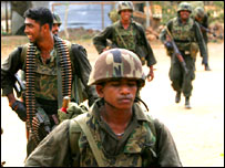 Sri Lanka troops in the north