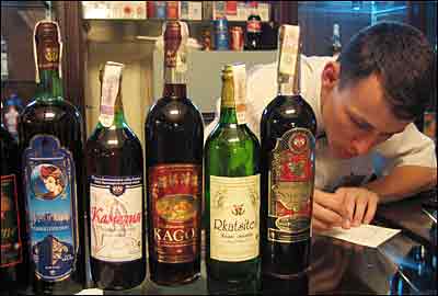 شیشه های شراب