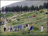 سیزده نوروز در هرات  (عکس از خبرگزاری پژواک)