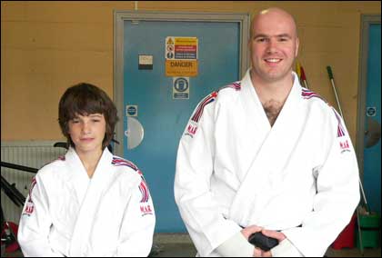 Practising Ju Jutsu at BBC H&W