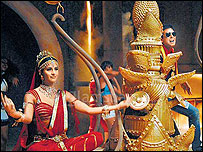 Katrina Kaif and Akshay Kumar in De Dana Dan