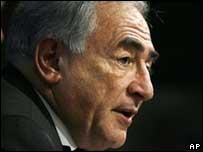 O diretor-gerente do FMI, Dominique Strauss-Kahn